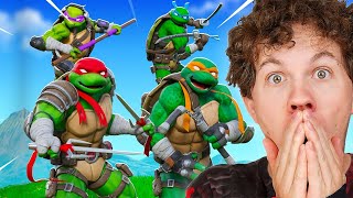 Kan Jeg Klare ALLE Ninja Turtle Challenges i Fortnite [upl. by Ahsienek]