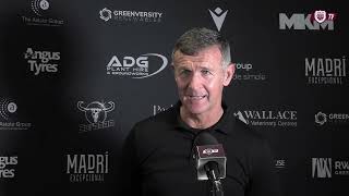 Arbroath 0  0 Montrose  Jim McIntyre  Post Match Interview [upl. by Auop]