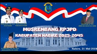 LIVE MUSRENBANG RPJPD KAB NABIRE TAHUN 20252045 [upl. by Herby]