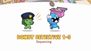 Puzzles Level 15  CodeSpark Academy learn Sequencing in Donut Detective  Gameplay Tutorials [upl. by Obe]