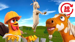 Goat  Get Out and More Kids Songs amp Nursery Rhymes [upl. by Aitnic]