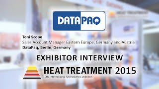 Toni Scope DataPaq Berlin Germany about 9th Heat Treatment  2015 Exhibition [upl. by Eednar]