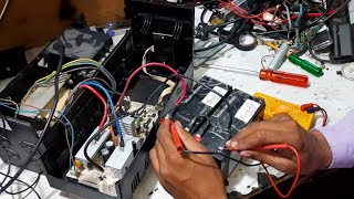 UPS Battery Not Charging Repair UPS 12v Board Not Charging battery Change Mosfet amp Fix Problem [upl. by Pappas]