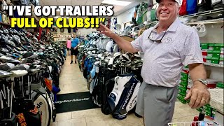 PGA TOUR PLAYER HAD TRAILERS FULL OF GOLF CLUBS [upl. by Helmut]