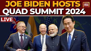 QUAD Summit 2024 LIVE Joe Biden Hosts Quad 2024 In Delaware Ahead Of US 2024 Elections  IndiaUS [upl. by Meriel60]