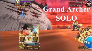 FGO NA LB6 Grand Archer Orion SOLO Cernunnos [upl. by Eilojne556]