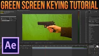 Green Screen Keying Effect │Adobe After Effects Tutorial [upl. by Novoj263]