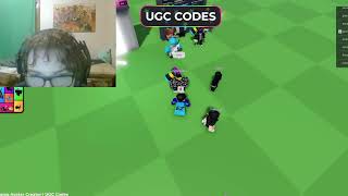 GIVING OUT MY FINAL CODES FOR MY UGC I MIGHT DO MORE IDK YET [upl. by Tolley]