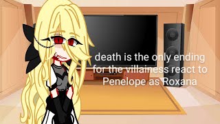 death is the only ending for the villainess react to penelope as roxana [upl. by Staal]