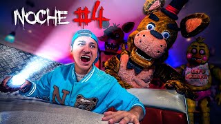 ¡¡JUGAMOS FIVE NIGHTS AT FREDDY´S EN VIDA REAL  Noche 4 [upl. by Aronal]