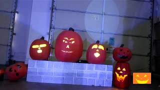 Singing Pumpkins Display 2018 preview [upl. by Maud]