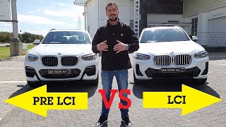 2021 VS 2023 BMW X3 G01 LCI [upl. by Etienne801]