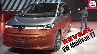 2022 VW Multivan T7 Reveal  Volkswagen [upl. by Karleen451]