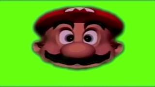 omae wa mou shindeiru  Mario Floating Head Green Screen [upl. by Anatola]