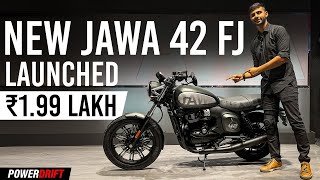 The 2024 New Jawa 42 FJ launched at ₹199 Lakh  All You Need To Know  PowerDrift QuickEase [upl. by Aleak]