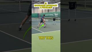 Take advantage of short balls in tennis Do this tennis tennisforehand tennisfootwork [upl. by Kcirreg]