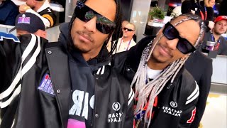 Les Twins at Superbowl LVIII Chiefs vs 49ers  Las Vegas 2024 OfficialLesTwins [upl. by Fernande]