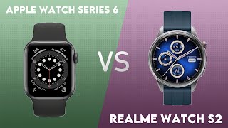 Apple Watch Series 6 vs Realme Watch S2 Comparison [upl. by Ap]