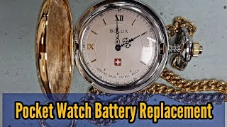 How To Change a Pocket Watch Battery  Watch Repair Channel [upl. by Otrebtuc842]