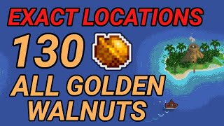 Where to find ALL 130 Golden Walnuts  Fossils Locations  Stardew Valley 15 [upl. by Wartow]