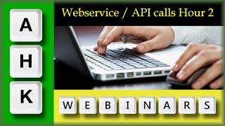 AutoHotkey Webinar 062017 Hour 2Web services  API calls QampA [upl. by Haelam32]