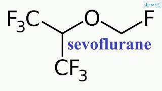 sevoflurane English  Medical terminology for medical students [upl. by Holle59]