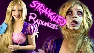 STRANGLED RAPUNZEL Makeup Tutorial  Glam amp Gore Disney Princess [upl. by Mariana802]