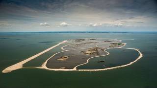 Marker Wadden 5 new islands in the Netherlands new dutch nature park on artificial islands [upl. by Zola]