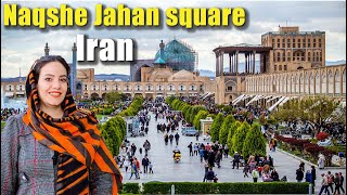 Naqshe Jahan square the second largest squares in the world in Isfahan Iran 2024 [upl. by Cy916]