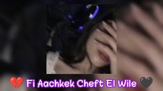 Kader Japonais  🖤 Fi Aachkek Cheft El Wile 💔  Cover Slowed  Reverb [upl. by Walls]