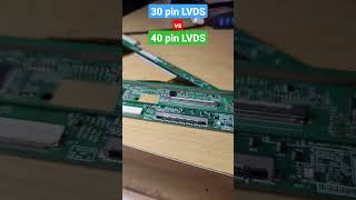 Different type of LVDS connector port  30 40 50 HD vs FHD vs UHD shorts youtubeshorts [upl. by Elrebma]