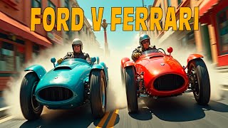 quotFord v Ferrariquot1950s Retro version [upl. by Anrehs]