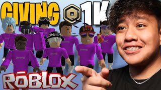 Pet Simulator X  ROBLOX  GIVING 1K ROBUX sa mga NAKA MERCH KO [upl. by Morrell464]