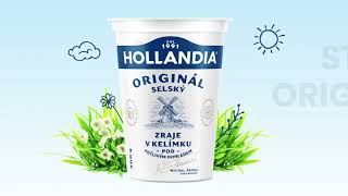 HOLLANDIA Originál Selský jogurt  O kelímek hezčí [upl. by Eisinger912]