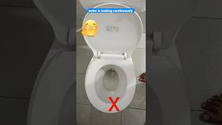 how to stop water leakage from flush tank plumbing plumber shorts youtubeshorts [upl. by Eemia365]