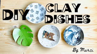 diy air dry clay dishes easy diy [upl. by Tommi516]