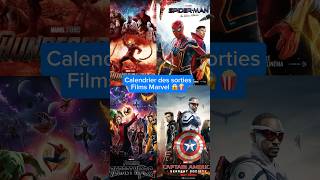 Calendrier des sorties Marvel  film marvel cinema [upl. by Odranreb]