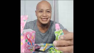 Viral na toothbrush and toothpaste na candy sa Tiktok Nasubukan nga [upl. by Iroc811]