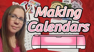 Lets make Calendars with Cricut Design Space [upl. by Ydnat]