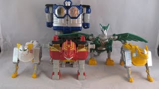 Retro Review Galaxy Megazord Power Rangers Lost Galaxy [upl. by Dave]