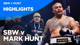 HIGHLIGHTS Sonny Bill Williams v Mark Hunt  Stan PayPerView [upl. by Nnylsaj]