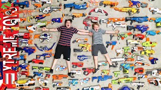 Saying Goodbye to the Old Nerf Arsenal Ethan and Cole Remember Nerf Blasters [upl. by Ameg901]