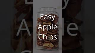 Easy Apple Chips  Dehydrated Apples Recipe [upl. by Eceinaj]