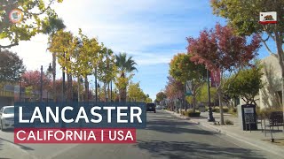 Lancaster CA  Driving USA amp CALIFORNIA [upl. by Esinyt]