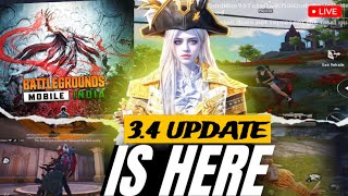 PUBG 34 UPDATE 🔥SPARX IS LIVE [upl. by Abbe850]