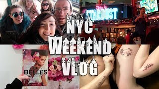 Friends Tattoos Book Signings l NYC WEEKEND VLOG [upl. by Micco544]