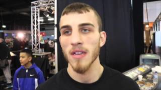 SAM EGGINGTON  POST WEIGH IN I THINK ILL STOP BRADLEY SKEETE LATE ON  EGGINGTON v SKEETE [upl. by Aissat]