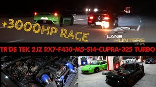 Tokyomu O DA NE Burası Türkiye  TRde Tek 2JZ RX7Ferrari F430S14M5E36 TurboCupra [upl. by Coad]