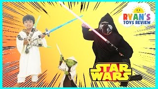 Disney Star Wars Toys Talking Yoda Jedi Force Levitator [upl. by Chud]