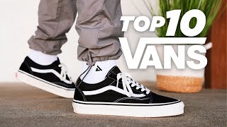 Top 10 VANS Shoes For 2022 [upl. by Arica666]